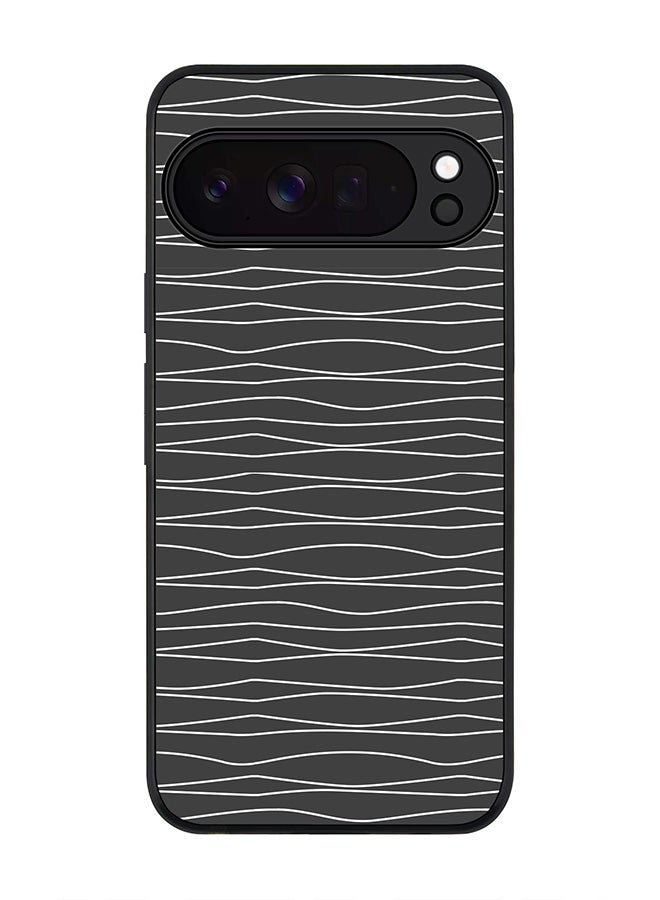 For Google Pixel 10 Pro Case,Slim fit Camera Protection, Shockproof Thin Phone cover  - Squiggly Lines